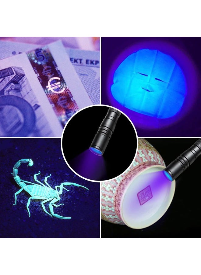 COSMOING UV Flashlight, LED 395nm Ultraviolet Flashlight, Zoomable Pen Blacklight Flashlight IP54 Waterproof Detector for Pet Urine, Cat Dog Stains, Bed Bug, Household Wardrobe Toilet - Image 4