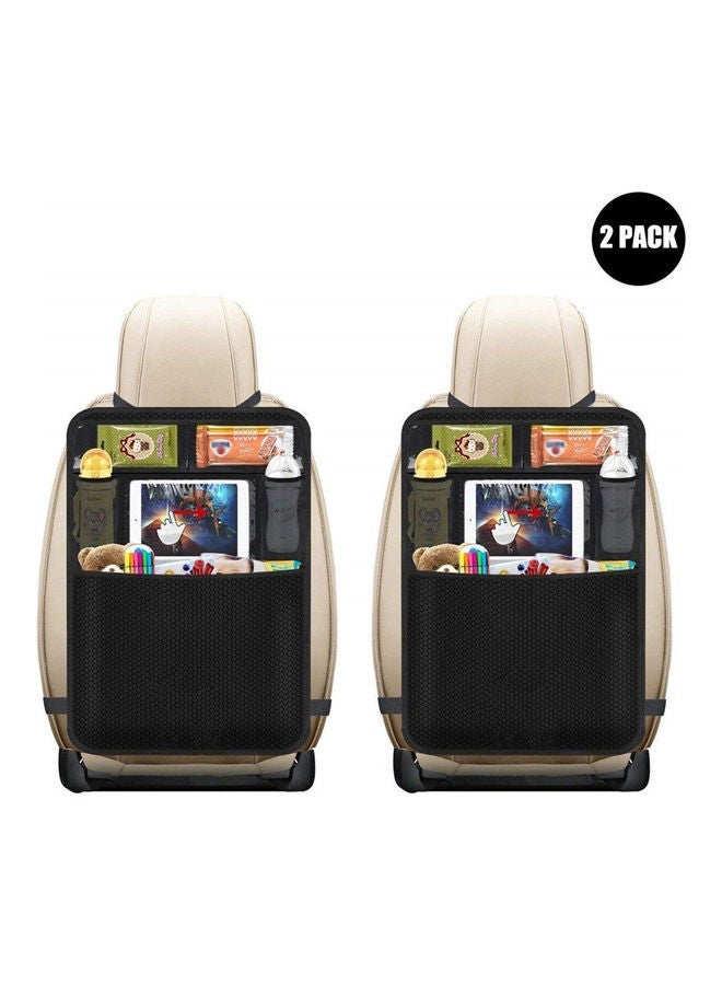 NIBEMINENT 2-Piece Multifunctional Car Backseat Organizer - Image 2