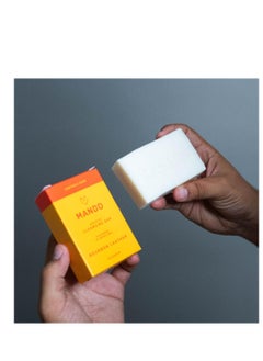 Mando Mando Acidified Cleansing Bar - 24-Hour Odor Control - Removes Odor Better than Soap - Moisturizing Formula - SLS Free, Paraben Free - Safe For Sensitive Skin - Bourbon Leather  - Image 4