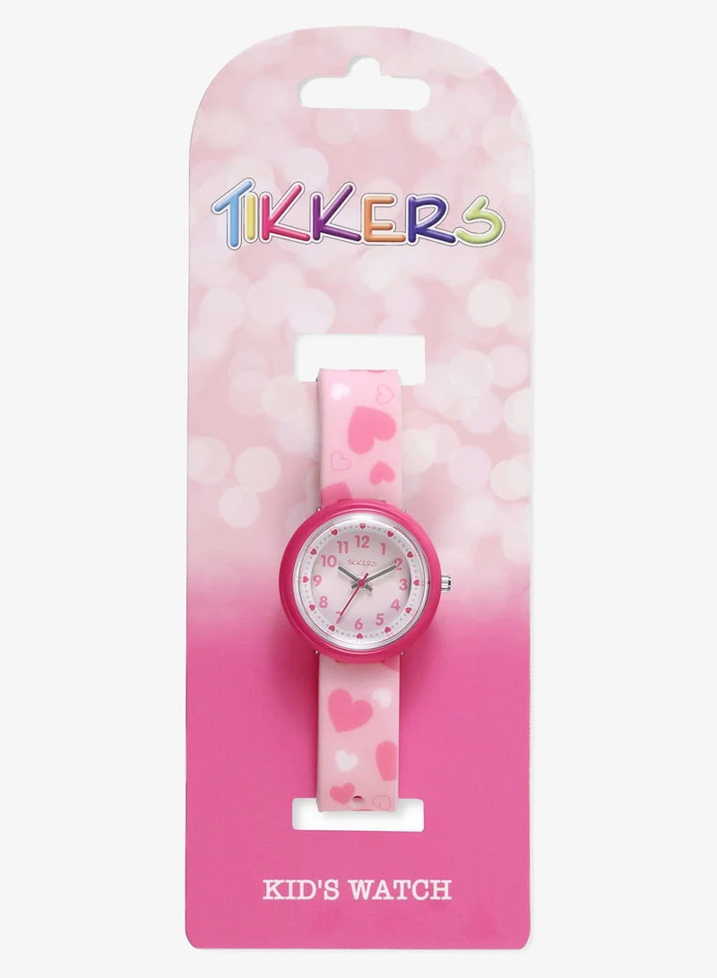 Tikkers  Tikkers Pink Heart Strap Time Teacher Girls Watch - ATK1105 for Women | Best Price UAE