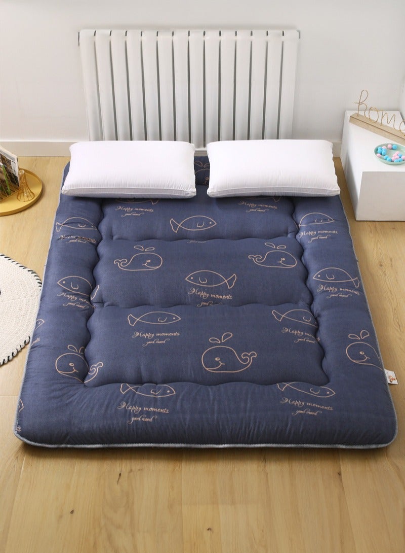 والالا مرتبة فوتون يابانية سميكة، مرتبة أرضية، سجادة سرير قابلة للطي سميكة للغاية، مرتبة إسفنجية، سرير قابل للطي، وسادة نوم، سرير استرخاء للسفر - Image 1