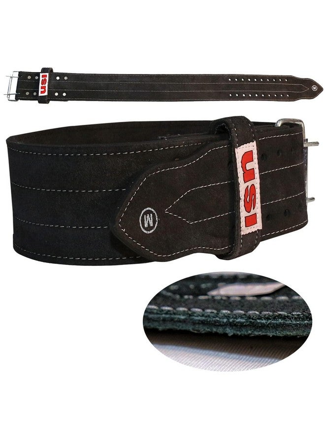 USI UNIVERSAL حزام رفع الأثقال العالمي من USI - 790PL لرفع الأثقال للرجال والنساء، دعم الظهر أثناء التدريب لمنافسات رفع الأثقال، سمك 6 مم، عرض 4 بوصات، حزام رياضي من الجلد (X-Large) - Image 1