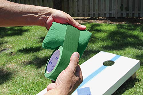 IPG شريط لاصق IPG 6720GRN JobSite، شريط لاصق ملون، 1.88" × 20 ياردة، أخضر (لفة واحدة) - Image 4