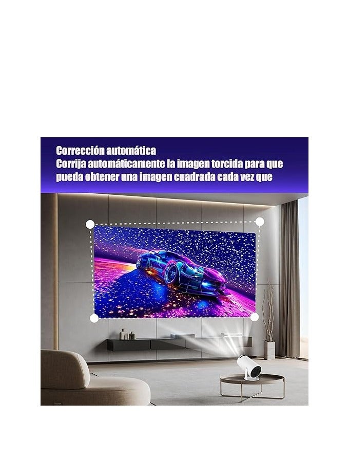 Projector 4K Mini Portable Projector –  with WiFi 6 Mini Projector BT 5.0 of 200ANSI Brings HDMI Cable, Projector for Home Theater, Compatible with Phone/Android/Tablets/PC/TV Stick/Box/USB  - Image 5