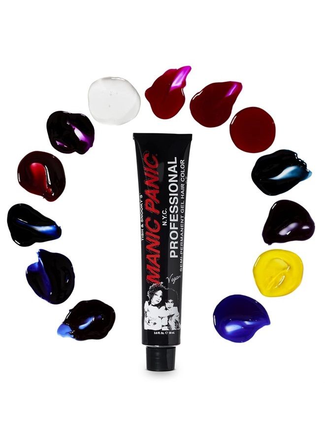 Manic Panic Professional Color Solar Yellow - Medium True Yellow Semi Permanent Gel Hair Dye - Lasts Through 40+ Washes - No Developer Required (3oz) - Image 2