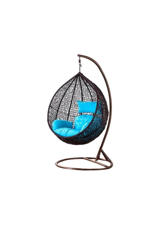 Sampa Rattan Sampa Rattan Swing Chair – A Solo Getaway with Artistic Charm.  - Image 1