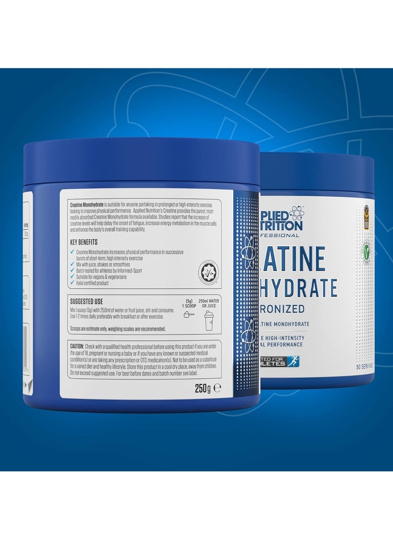 Applied Nutrition Creatine - Creatine Monohydrate Micronized Powder, Increases High-Intensity Physical Performance, Unflavoured (250g - 50 Servings) - pzsku/ZF8388BF7C1142158D37DZ/45/_/1726130018/e4593510-24cb-4489-852f-ca7f9fbe5191