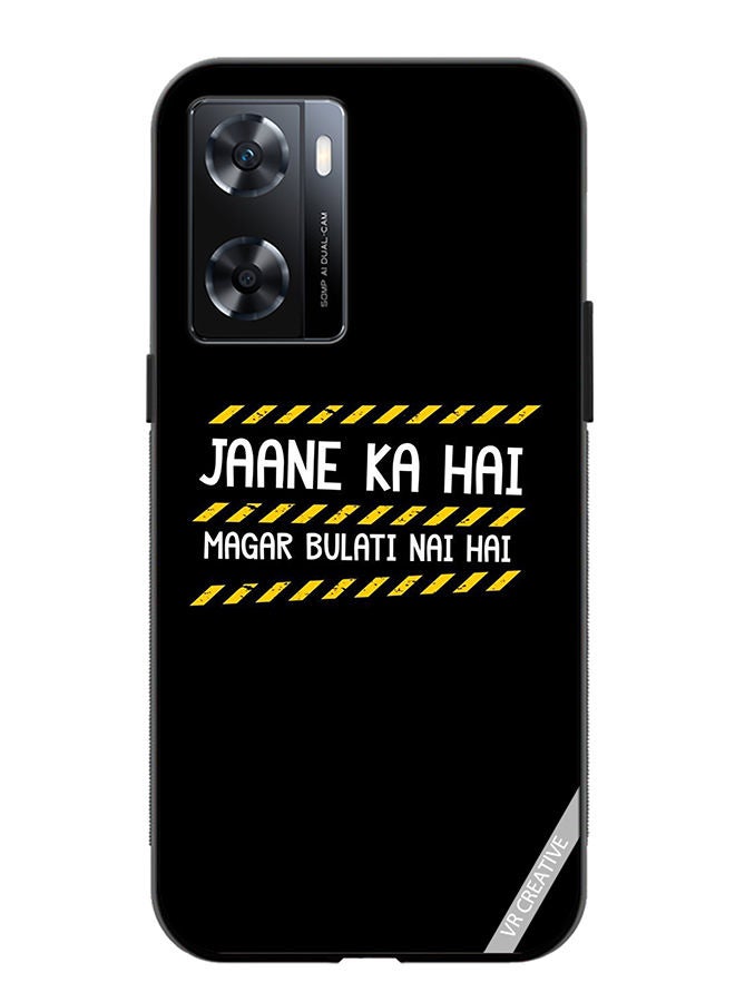VR CREATIVE Protective Case Cover For OnePlus Nord N20 SE Jaane Ka Hai Design Multicolour - Image 1