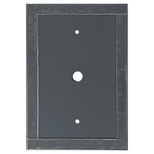 Mirart GlassAlike® Single Cable/TV with 3/8" Center Hole| Premium 3/16" Thick Acrylic Mirror Wall Plate Cover with Gasket/Frame for Flush Mount | Oversized 3-7/16"x 5¼" | Looks Like Glass Mirror Only Better - Image 4