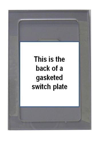 Mirart GlassAlike® Single Cable/TV with 3/8" Center Hole| Premium 3/16" Thick Acrylic Mirror Wall Plate Cover with Gasket/Frame for Flush Mount | Oversized 3-7/16"x 5¼" | Looks Like Glass Mirror Only Better - Image 3