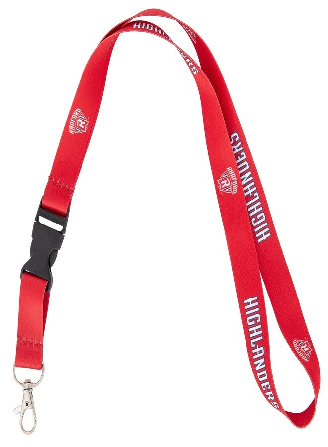 Desert Cactus Radford University Lanyard Highlanders Car Keys ID Badge Holder Keychain Detachable Breakaway Snap Buckle (Red) - Image 2