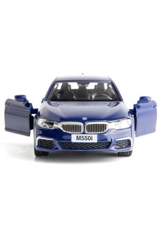 RMZ City RMZ City BMW M550i Car Model 1:36 Diecasting Alloy Toy Car, Pull Back Vehicles Toy Car for Toddlers Kids Boys Girls Gift Blue  - Image 4