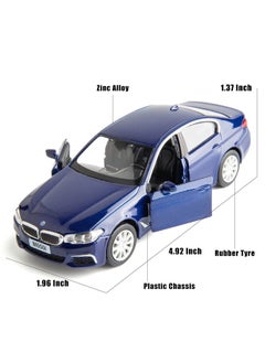 RMZ City RMZ City BMW M550i Car Model 1:36 Diecasting Alloy Toy Car, Pull Back Vehicles Toy Car for Toddlers Kids Boys Girls Gift Blue  - Image 2