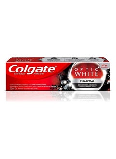 Colgate Optic White Charcoal Whitening Toothpaste 75ml