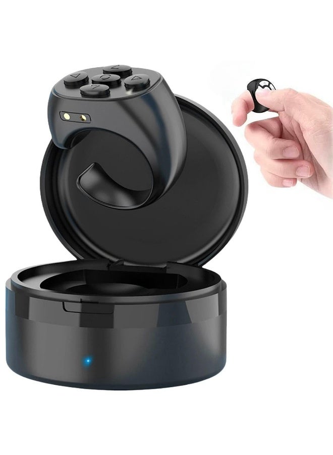 Wireless Bluetooth Remote Clicker TikTok Controller & Selfie Camera Remote 14-Hour Rechargeable Battery Page Turner for eBook Apps - Image 1