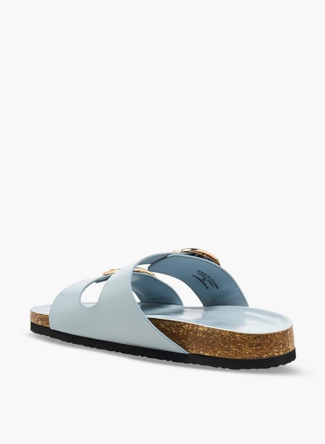 Celeste Women Buckle Detail Slide Sandals - Image 5