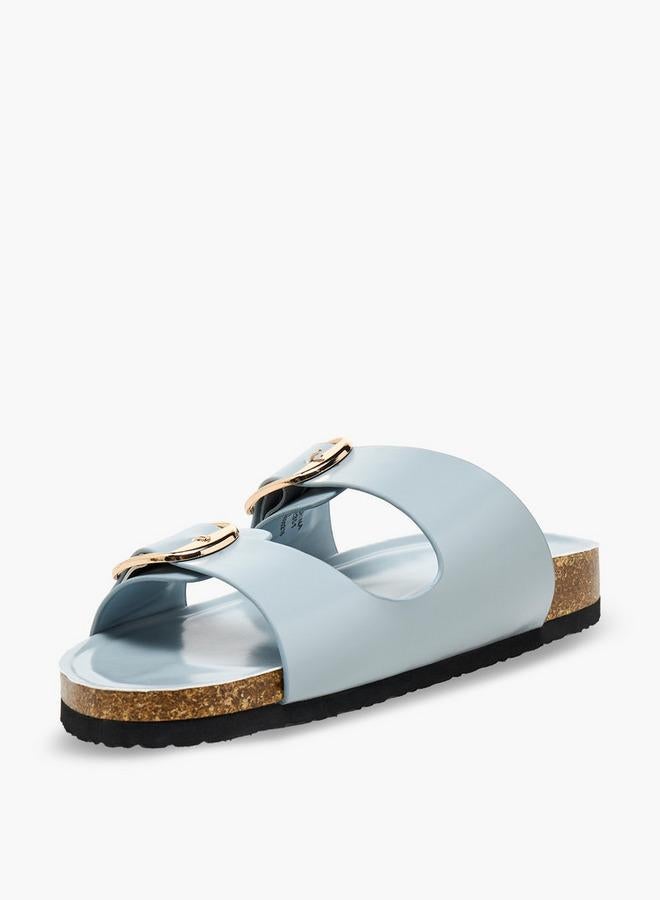 Celeste Women Buckle Detail Slide Sandals - Image 3