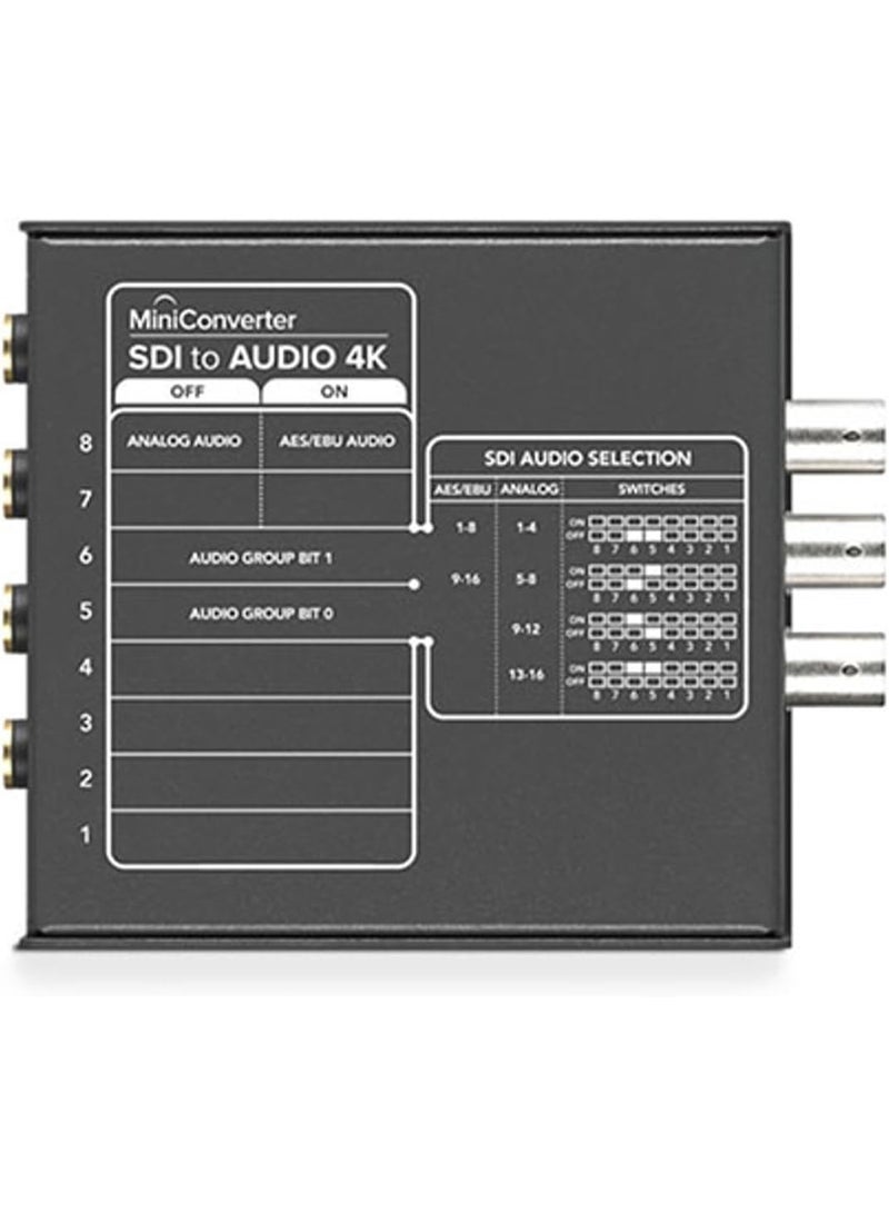 Blackmagic Design Blackmagic Mini Converter SDI to Audio 4K - Image 2