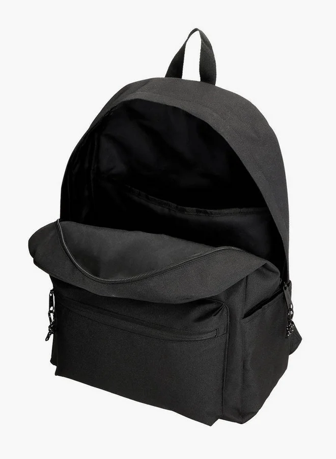 Reebok  Logo Print School Backpack with Adjustable Straps and Zip Closure - 38x19x43 cm  | Best Price UAE