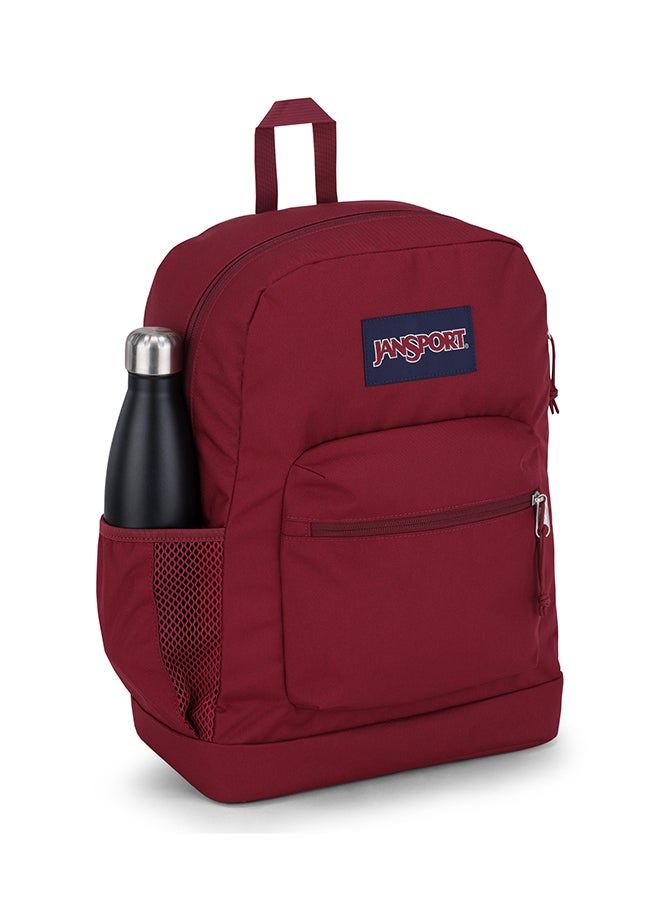 JANSPORT Cross Town Plus Medium Laptop Backpack - Russet Red - Image 1