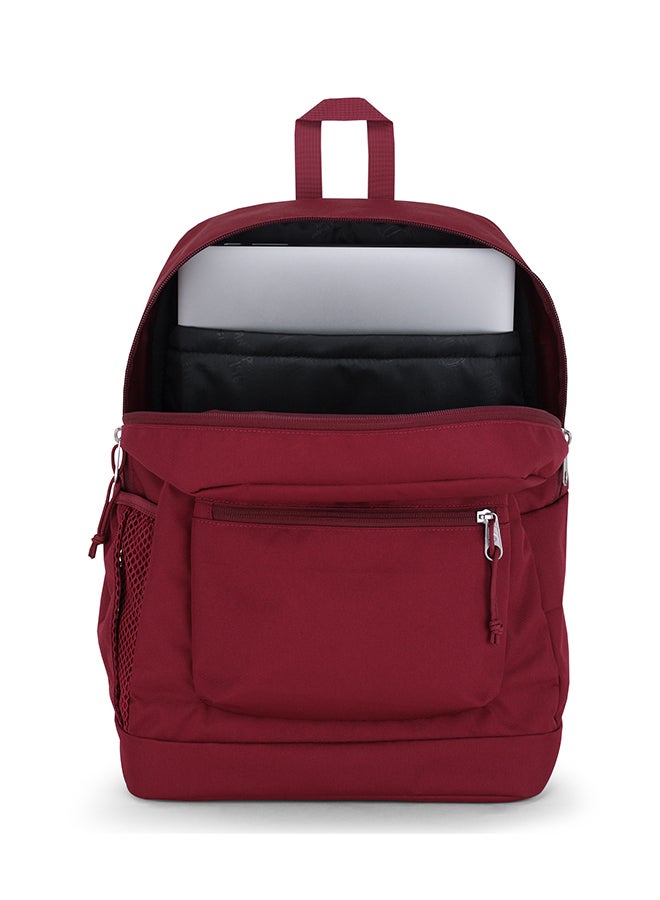 JANSPORT Cross Town Plus Medium Laptop Backpack - Russet Red - Image 2