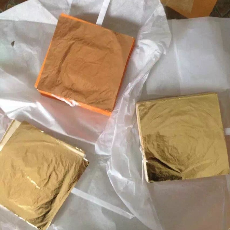 Supply Of Gold Foil, Gold Foil Paper, Copper Gold Foil, Aluminum Silver Foil, Silver Foil Paper, Diy Crafts Copper Foil Decoration - Image 1