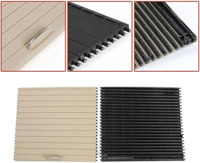 Wivplex Car Center Console Roller Shutter Cover - Image 2