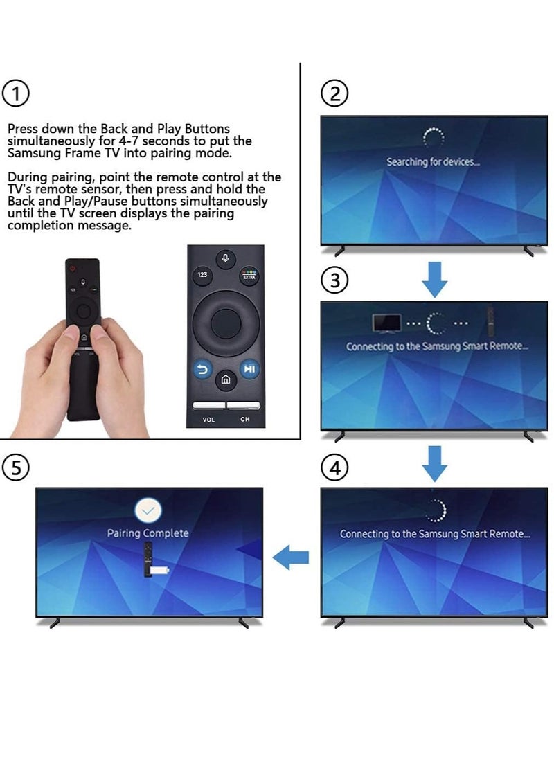 ELTRAZONE - Replacement Remote Control BN59-01266A for All Samsung Smart TV RMCSPM1AP1 BN5901266A UN50MU630D UN65MU850D UN43MU630D UN55MU630D UN55MU650D UN55MU700D UN55MU800D QN65Q7FD UN75MU630D UN65MU650D with battery - Image 1