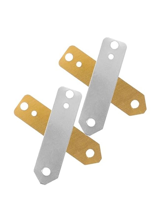 Zinc Metal Strips Sheets 4 Pack Educational Experiment Kit For Children Safe Compact - Image 1