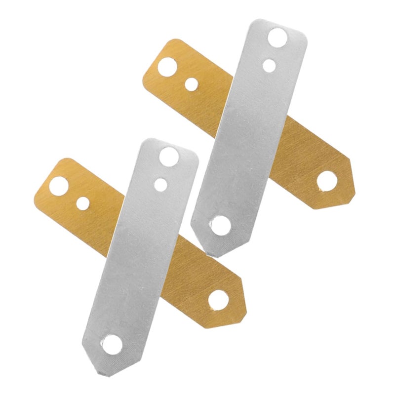 Zinc Metal Strips Sheets 4 Pack Educational Experiment Kit For Children Safe Compact - Image 2