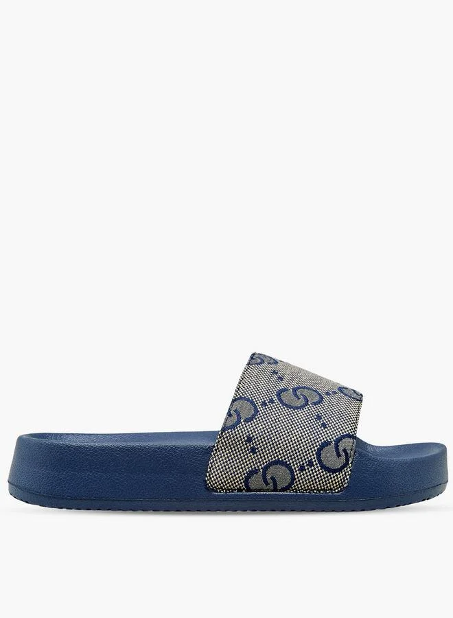 سيليست Women Monogram Embroidered Slides