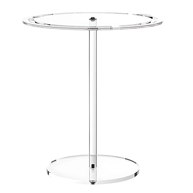 360° Rotating Sunglasses Display Holder, 8.3 in Height, Acrylic Stand with Clear Top 6.8 in, Base 3.93 in, Sunglasses Organizer - Image 1