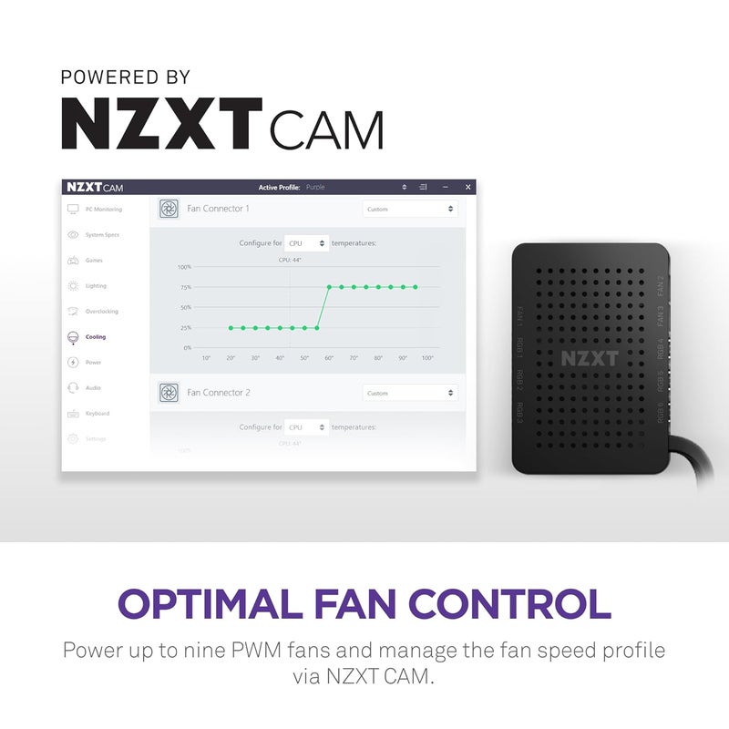 NZXT RGB Controller Black V2 Accessories - Image 2