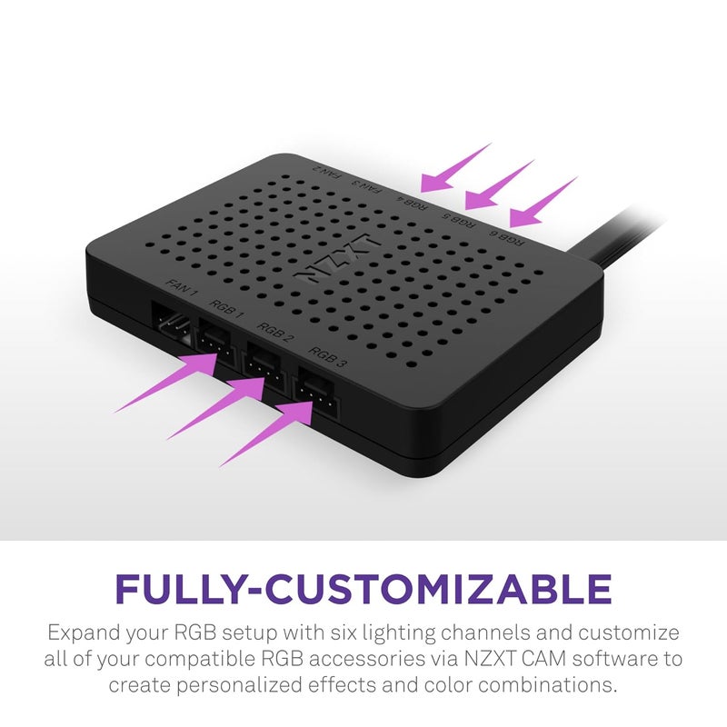 NZXT RGB Controller Black V2 Accessories - Image 3