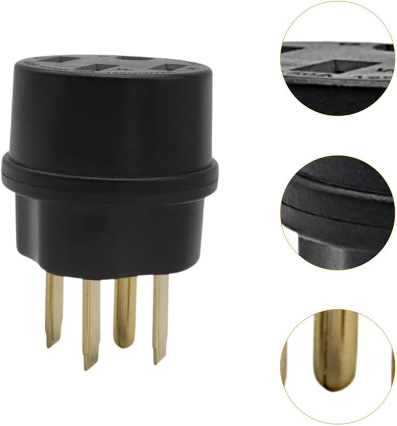 50 Amp RV Power Adapter Connector NEMA 14 50R Plug 125 250V for Dryers Portable - Image 5