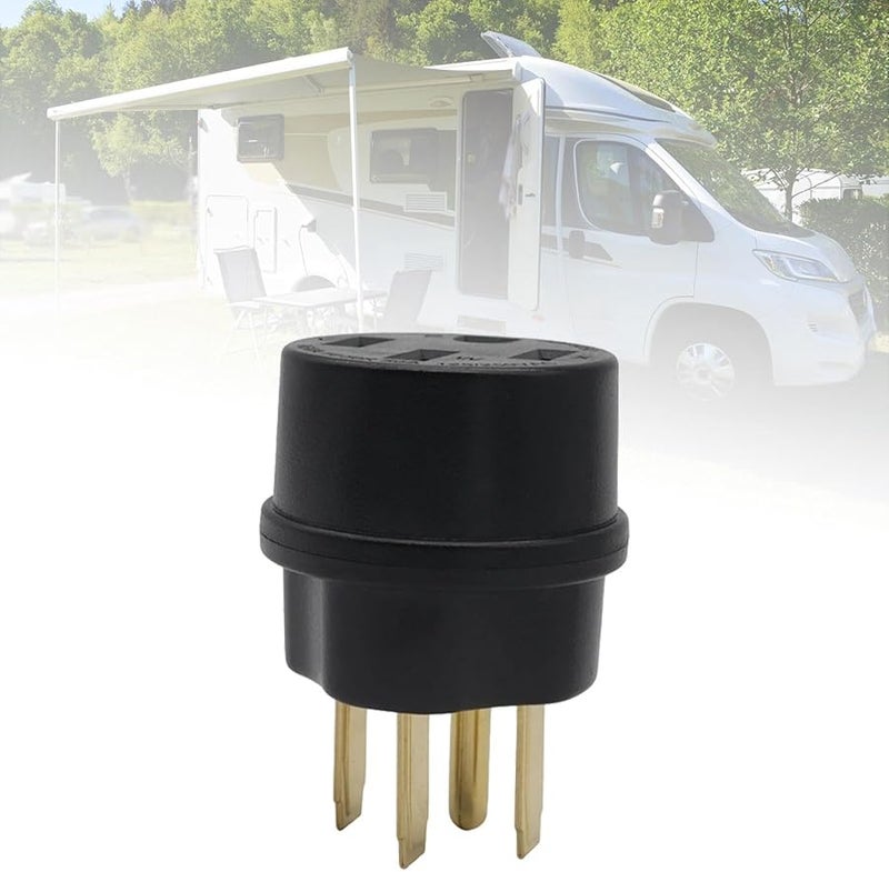 50 Amp RV Power Adapter Connector NEMA 14 50R Plug 125 250V for Dryers Portable - Image 3