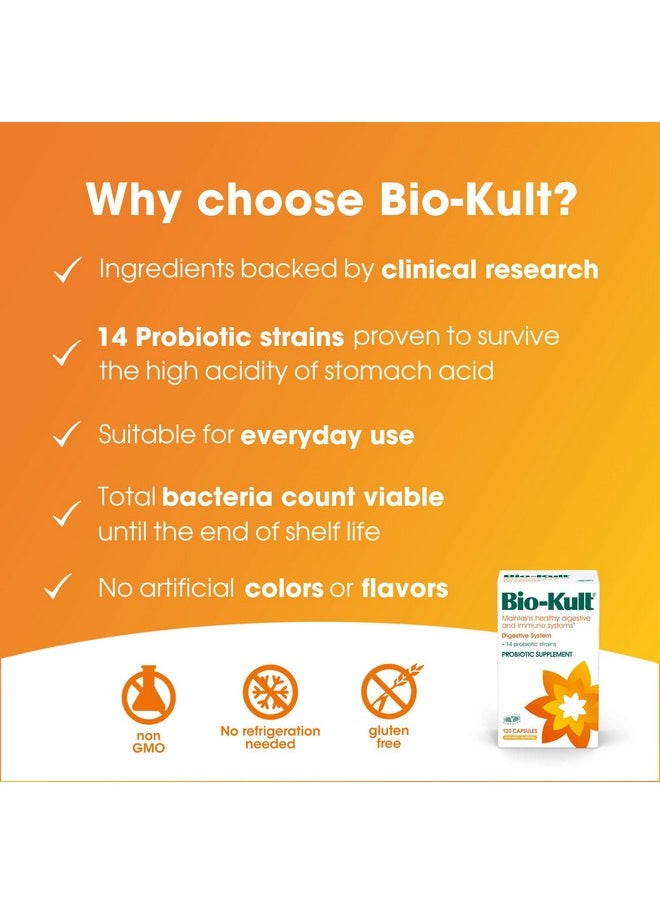 Bio-Kult 2 X PROTEXIN BIO-KULT ADVANCED PROBIOTIC FORMULA 120 TABLETS BIOKULT YEAST by Bio-Kult  - Image 3