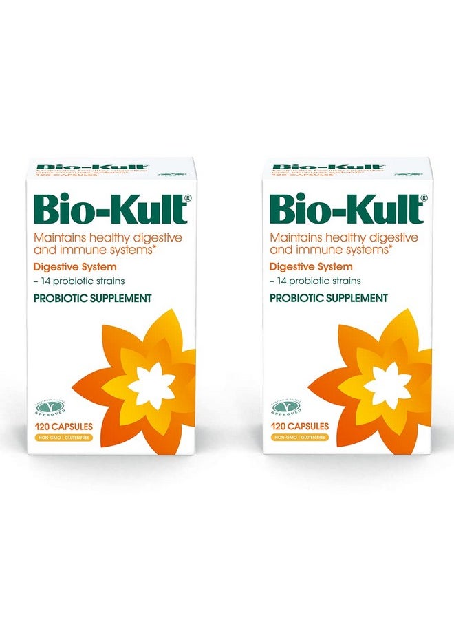 Bio-Kult 2 X PROTEXIN BIO-KULT ADVANCED PROBIOTIC FORMULA 120 TABLETS BIOKULT YEAST by Bio-Kult  - Image 1