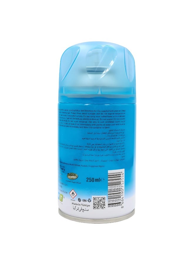 AIR GARYA Automatic Refill Air Freshener After Rain 250ml Non-Aerosol Essential Oil Based Auto Spray Compatible with Dispenser Long Lasting Fresh Odor Remover for Home Office Bathroom Kitchen Car Interior Air Purifier Clean Scent Refill - Image 3