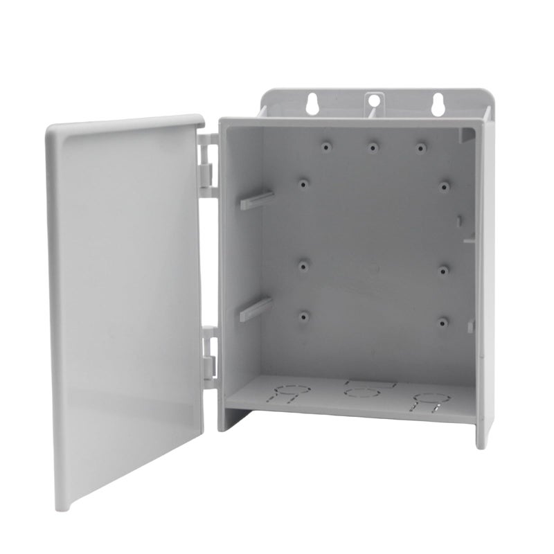 Outdoor Electrical Junction Box ABS Plastic Dustproof Junction Box IndoorOutdoor Electrical Enclosure Box Wall Mounted Rainproof security cameras BOX 126906374in 748 591 276 in