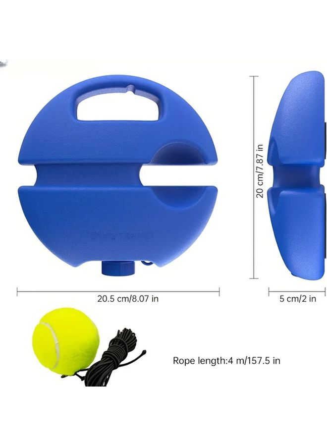 Portable Tennis Trainer Machine With Elastic Cord Heavy Duty Base For All Skill Levels - Image 2