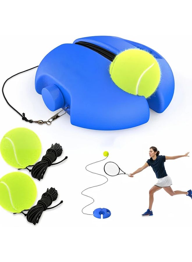 Portable Tennis Trainer Machine With Elastic Cord Heavy Duty Base For All Skill Levels - Image 1