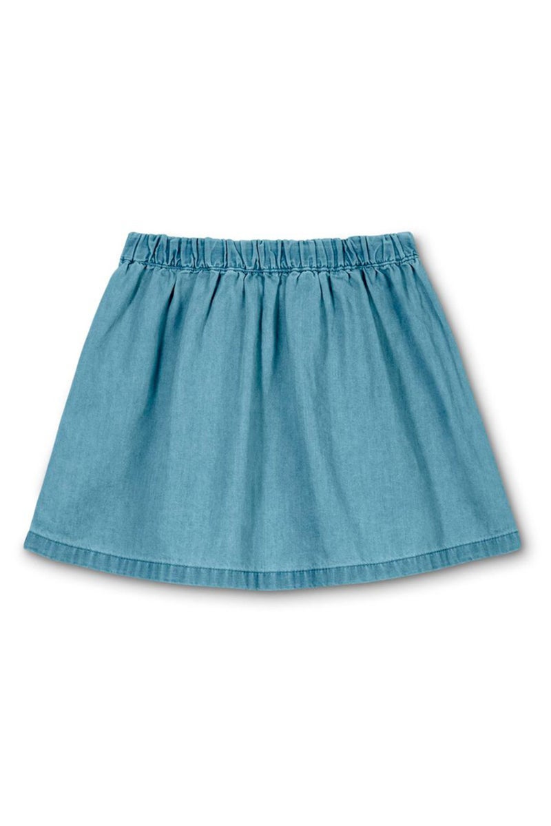 Tchibo Toddlers Girl Denim Mini Skirt, Light Blue - Image 3