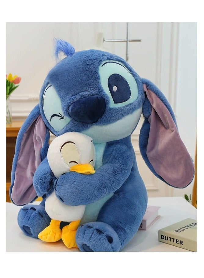 دميّة ستتش القابلة للعناق على شكل بطة نجمة للأصدقاء المقربين، هدية عيد الحب، عيد ميلاد، بطول 30 سم - Image 2