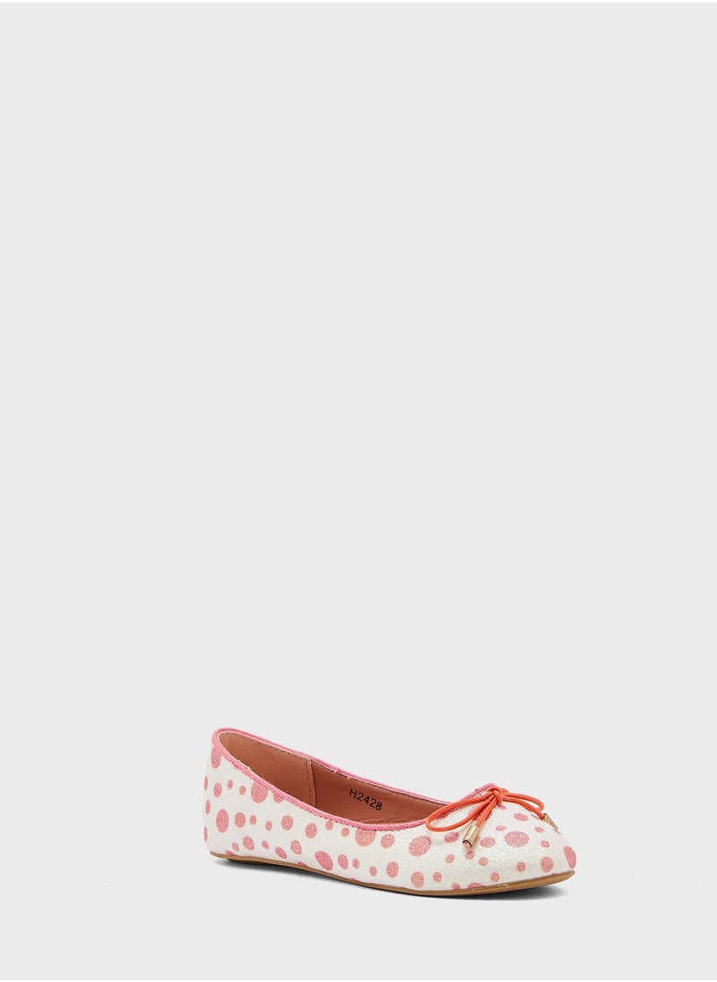 Pinata - Spotted Lace Front Ballerina - Image 1
