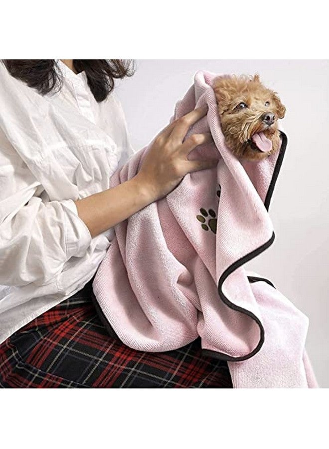 KUTKUT Pack of 2 Microfiber Dog Bath Towel Super Absorbent Pet Ultra Drying Towels for Medium & Large Dogs (SIZE: 140 cm x 70 cm) - Image 3