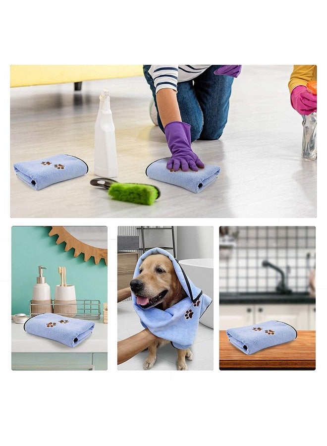 KUTKUT Pack of 2 Microfiber Dog Bath Towel Super Absorbent Pet Ultra Drying Towels for Medium & Large Dogs (SIZE: 140 cm x 70 cm) - Image 5