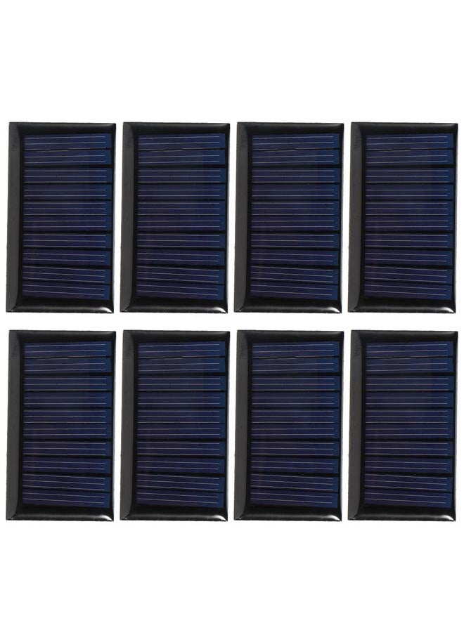 Thoraya 8PCS 30MA 5V Mini Solar Cells Panels DIY Solar Epoxy Plate Electric Toy Materials Photovoltaic Cells Charger  - Image 1