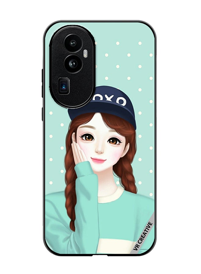 VR CREATIVE Protective Case Cover For Oppo Reno 10 Pro Plus Xoxo Girl Design Multicolour - Image 1