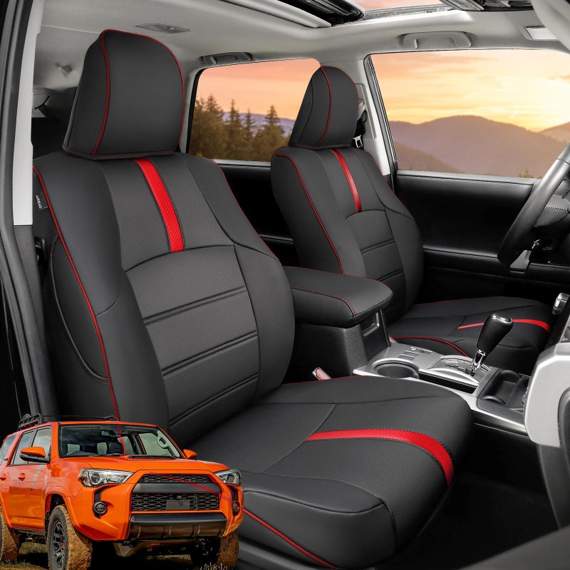 BAMACAR 15Pcs Full Set for Toyota 4Runner Seat Covers 2024 20232011 Full Set 5Seat ONLYfor 4Runner Seat Covers 2024 2023 2022 2021 2020 2019 2018 2017 2016 2015 2014 2013 2012 2011 Accessories